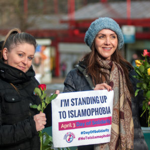 Stand Up To Islamophobia One of a series of rallys around the UK in response to hate crimes against Muslims.
