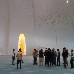 Photo Credit: Javed Akhatar. Madrasa Discourses students in the Education City Mosque in Doha in December 2017.