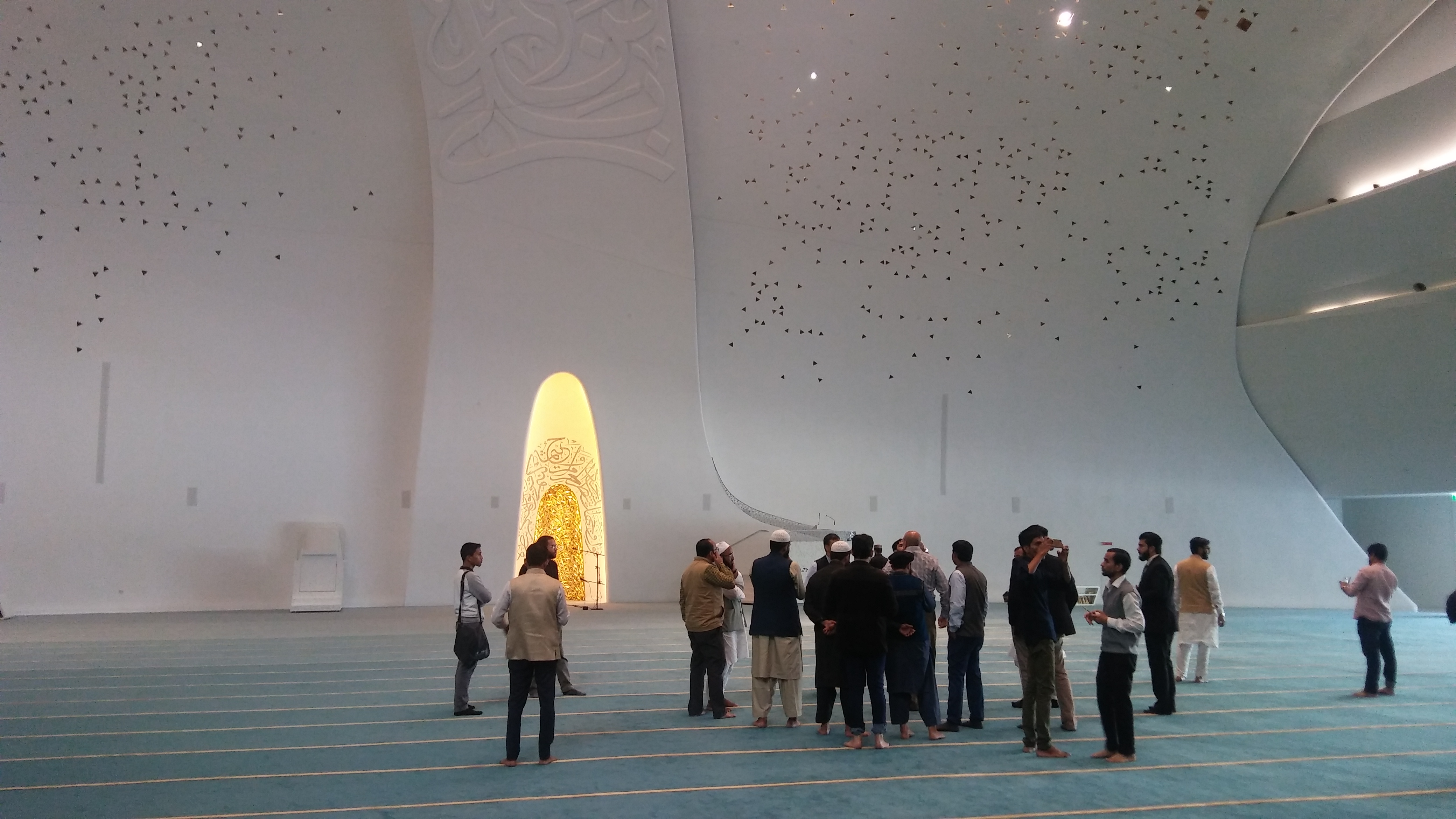 Photo Credit: Javed Akhatar. Madrasa Discourses students in the Education City Mosque in Doha in December 2017.